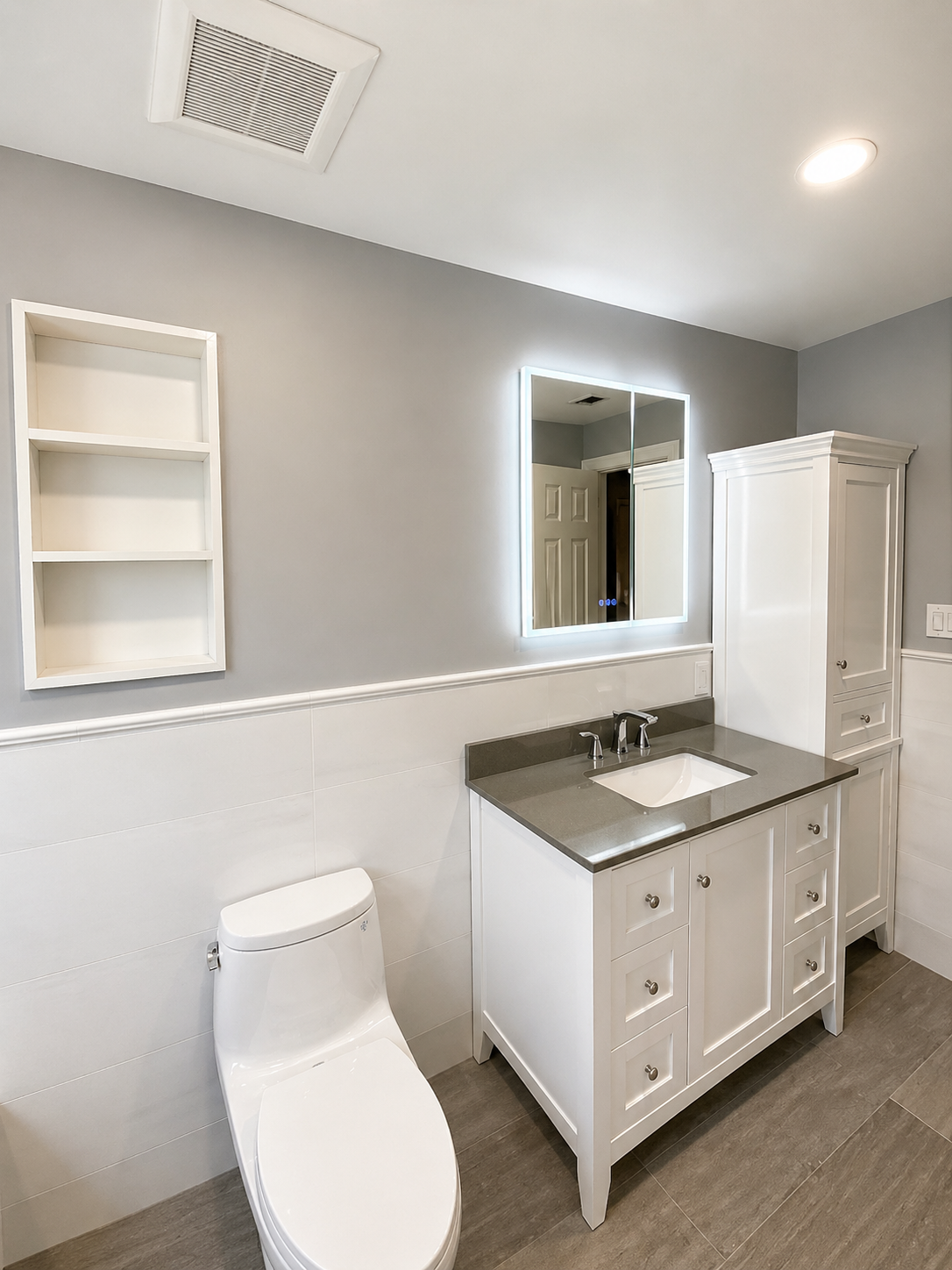 Bathroom remodeling project 7